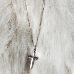 Sterling Cross Necklace
